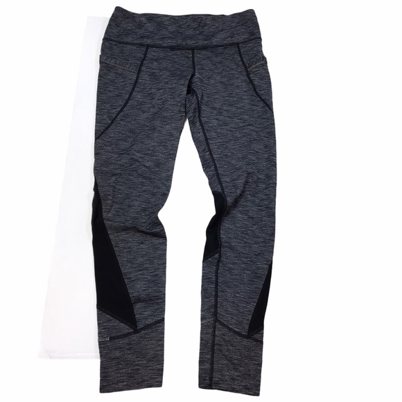 Athleta Relay Tight 2.0 Gray Black - Picture 2 of 7